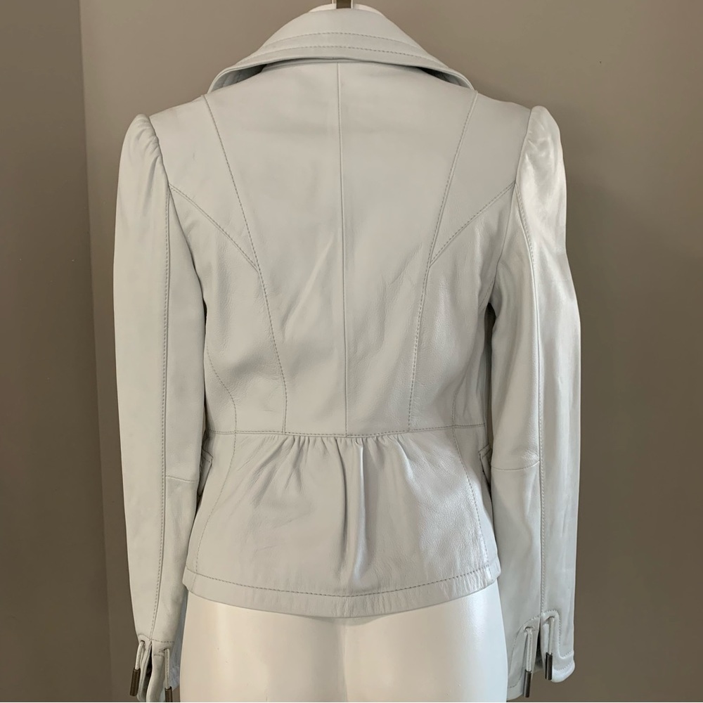 RUDSAK - White Leather Jacket - Picture 8 of 12